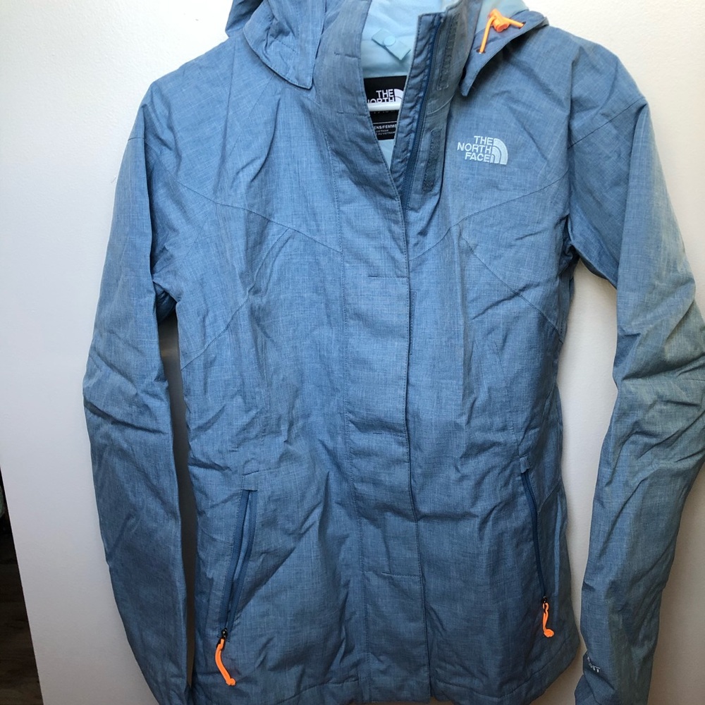 North Face Sky Blue Winter Jacket